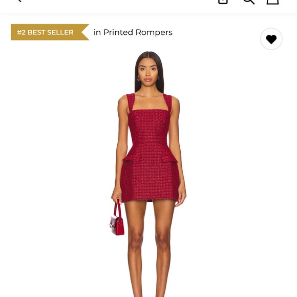 Revolve Amanda Uprichard Bethany Skort Romper #2 Best Seller!! - Picture 5 of 5